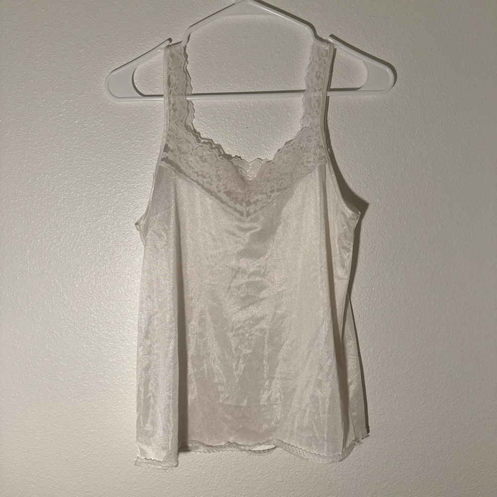 Elegant White Lace Camisole